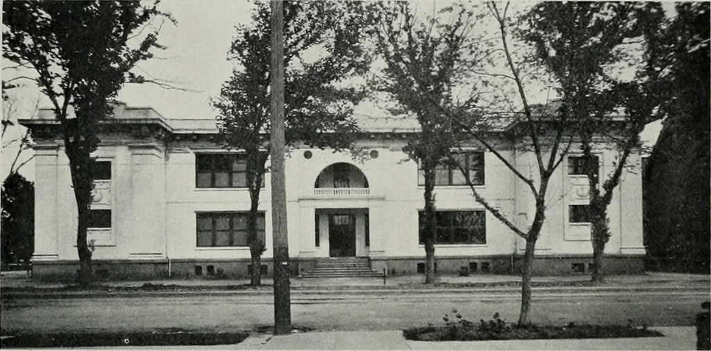 An illustration from The Architect & engineer of California and the Pacific Coast, 1905, leaf 64
