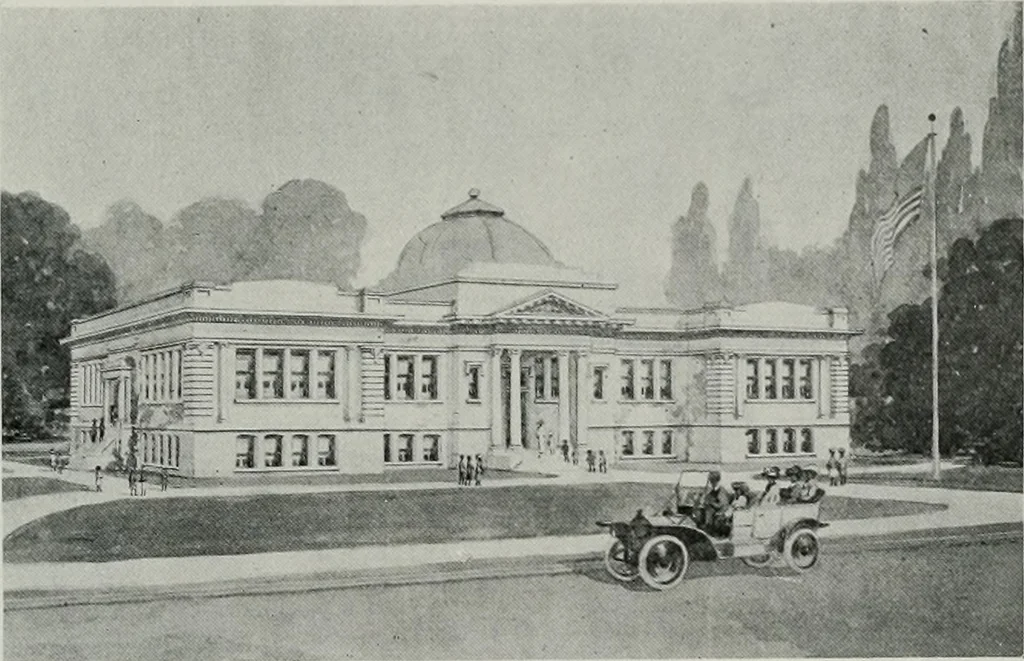 An illustration from The Architect & engineer of California and the Pacific Coast, 1905, leaf 66