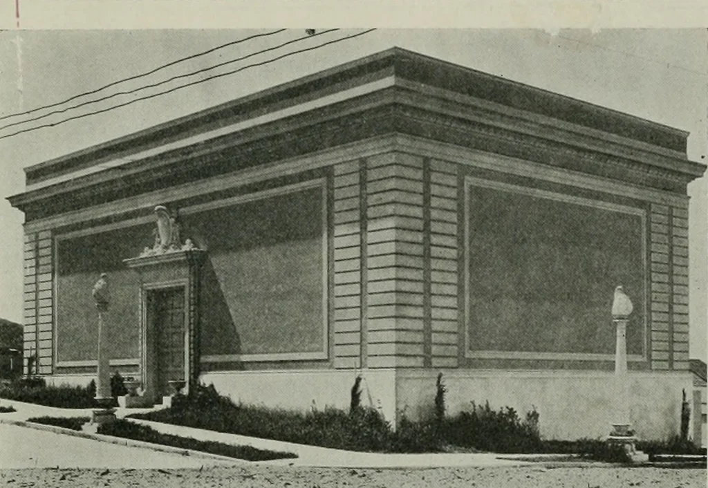 An illustration from The Architect & engineer of California and the Pacific Coast, 1905, leaf 8
