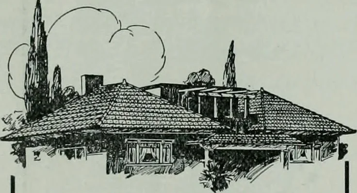 An illustration from The Architect & engineer of California and the Pacific Coast, 1905, leaf 9