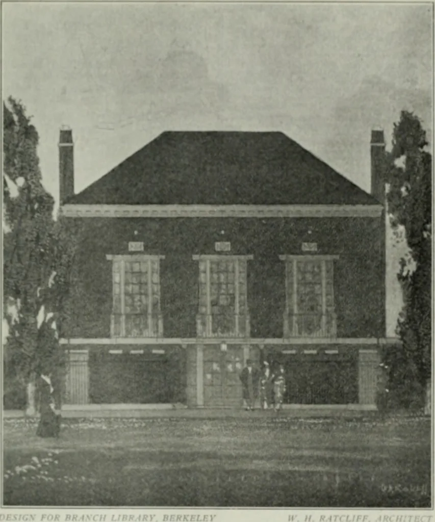 An illustration from The Architect & engineer of California and the Pacific Coast, 1905, leaf 112