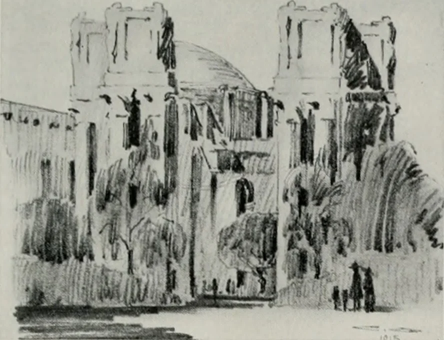 An illustration from The Architect & engineer of California and the Pacific Coast, 1905, leaf 216
