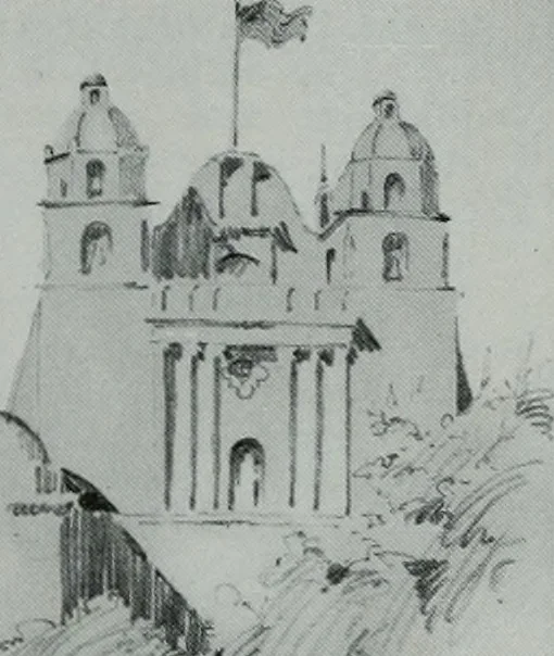 An illustration from The Architect & engineer of California and the Pacific Coast, 1905, leaf 217