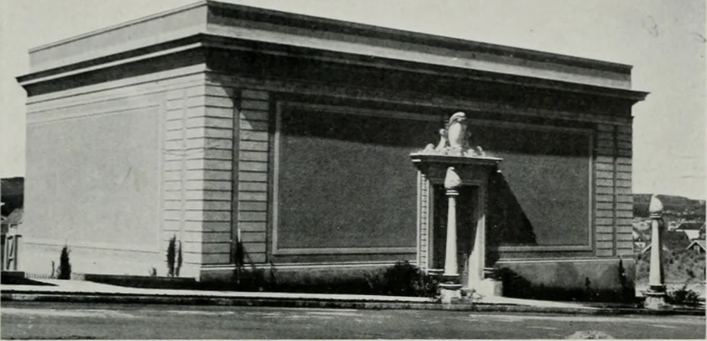 An illustration from The Architect & engineer of California and the Pacific Coast, 1905, leaf 228