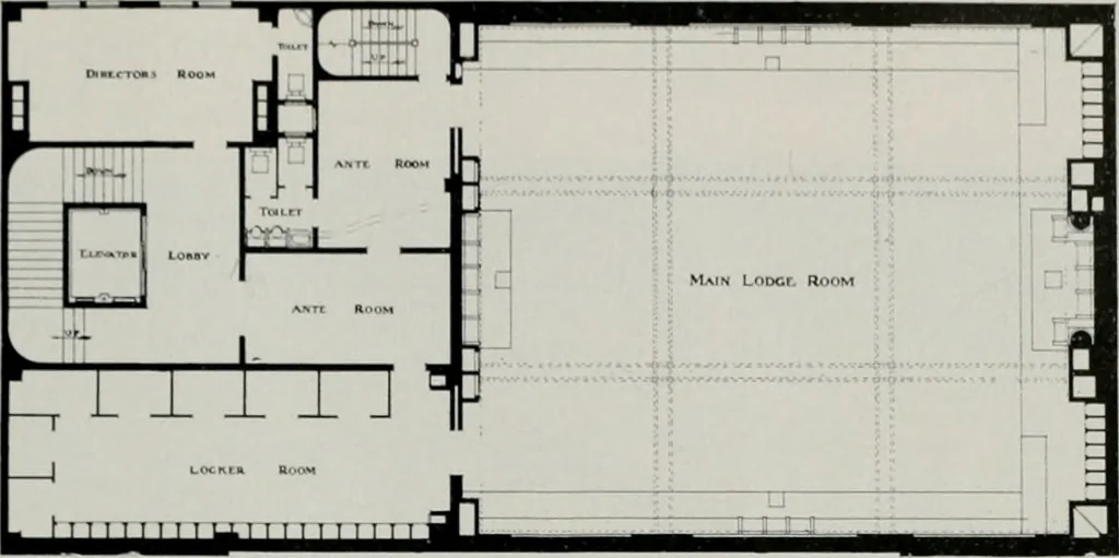 An illustration from The Architect & engineer of California and the Pacific Coast, 1905, leaf 250