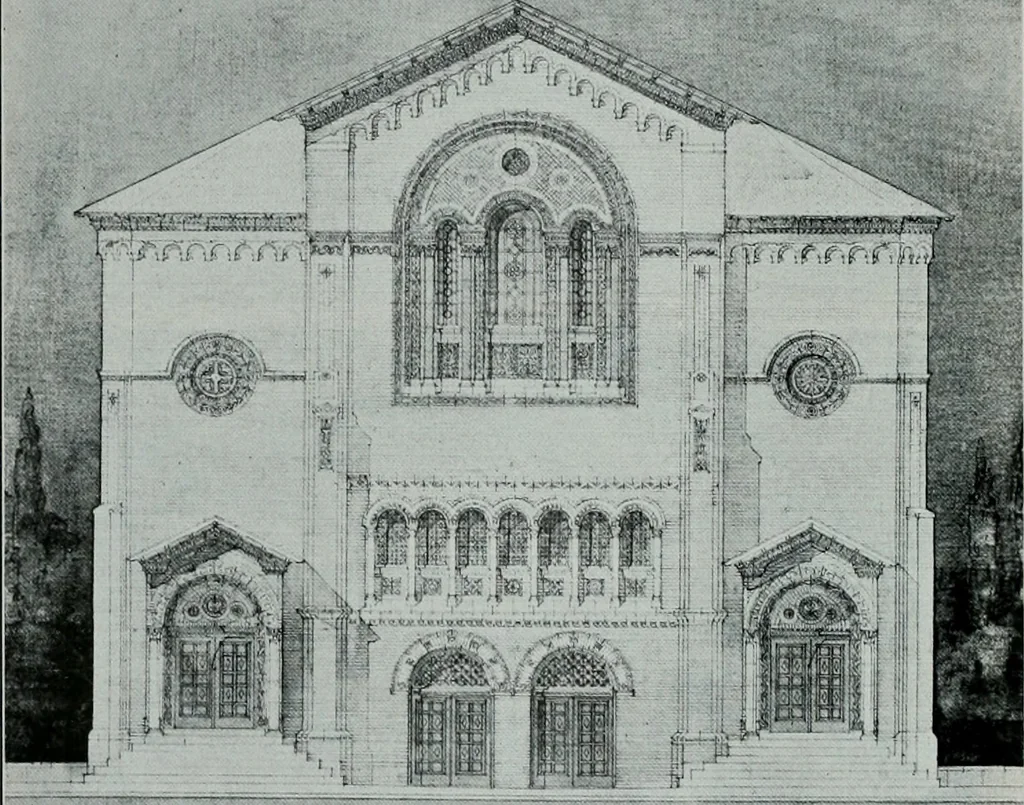 An illustration from The Architect & engineer of California and the Pacific Coast, 1905, leaf 251