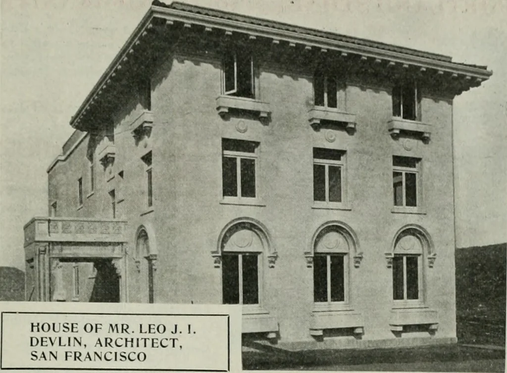 An illustration from The Architect & engineer of California and the Pacific Coast, 1905, leaf 346