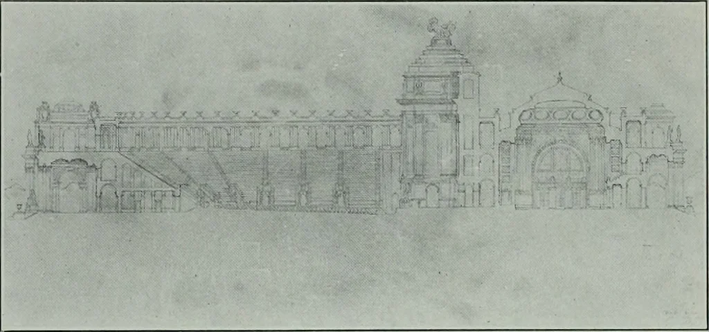 An illustration from The Architect & engineer of California and the Pacific Coast, 1905, leaf 377