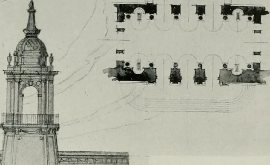 An illustration from The Architect & engineer of California and the Pacific Coast, 1905, leaf 380