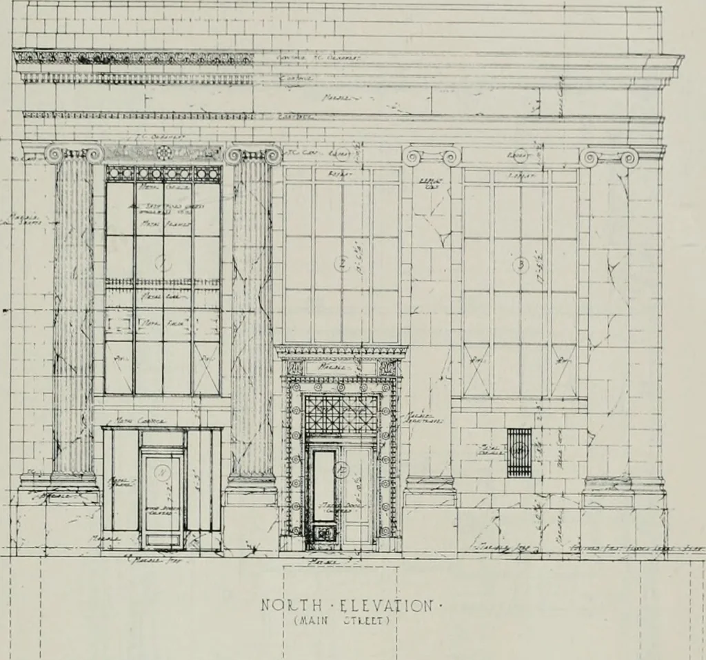 An illustration from The Architect & engineer of California and the Pacific Coast, 1905, leaf 384