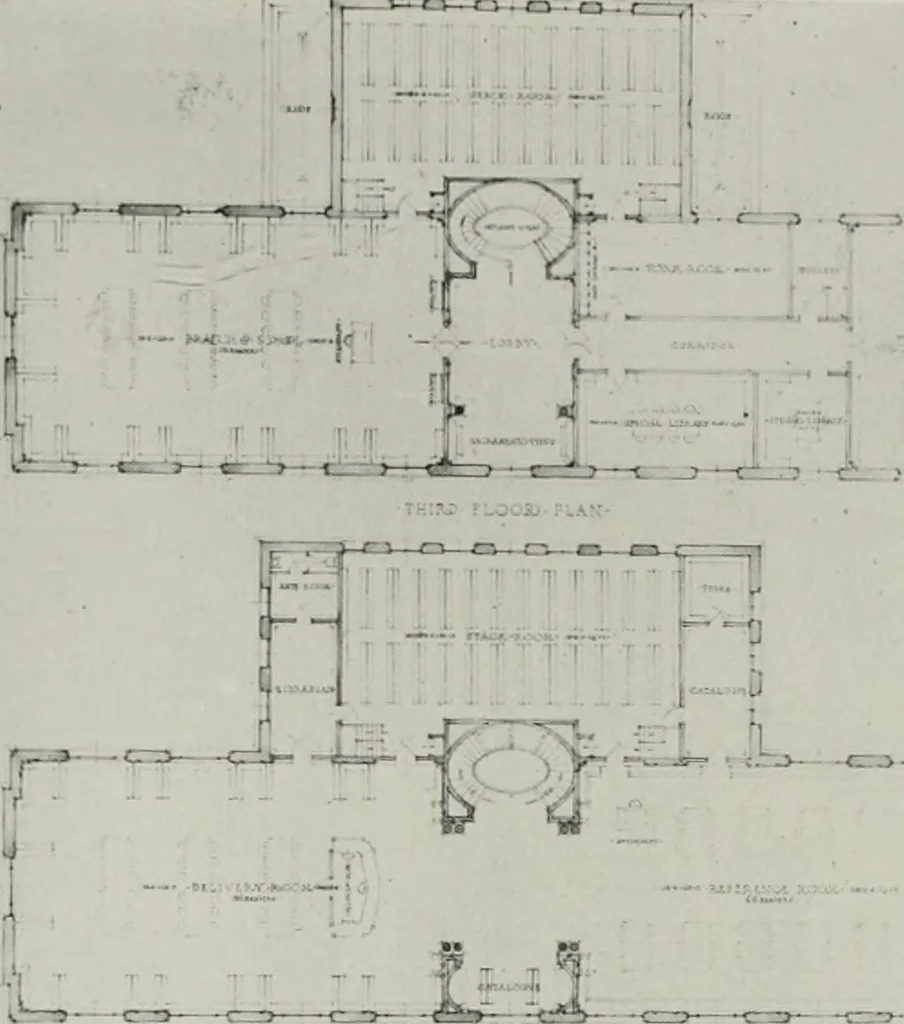 An illustration from The Architect & engineer of California and the Pacific Coast, 1905, leaf 394