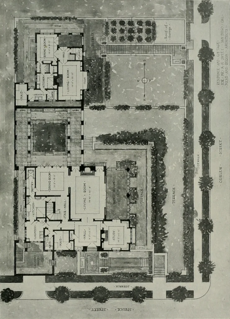 An illustration from The Architect & engineer of California and the Pacific Coast, 1905, leaf 404