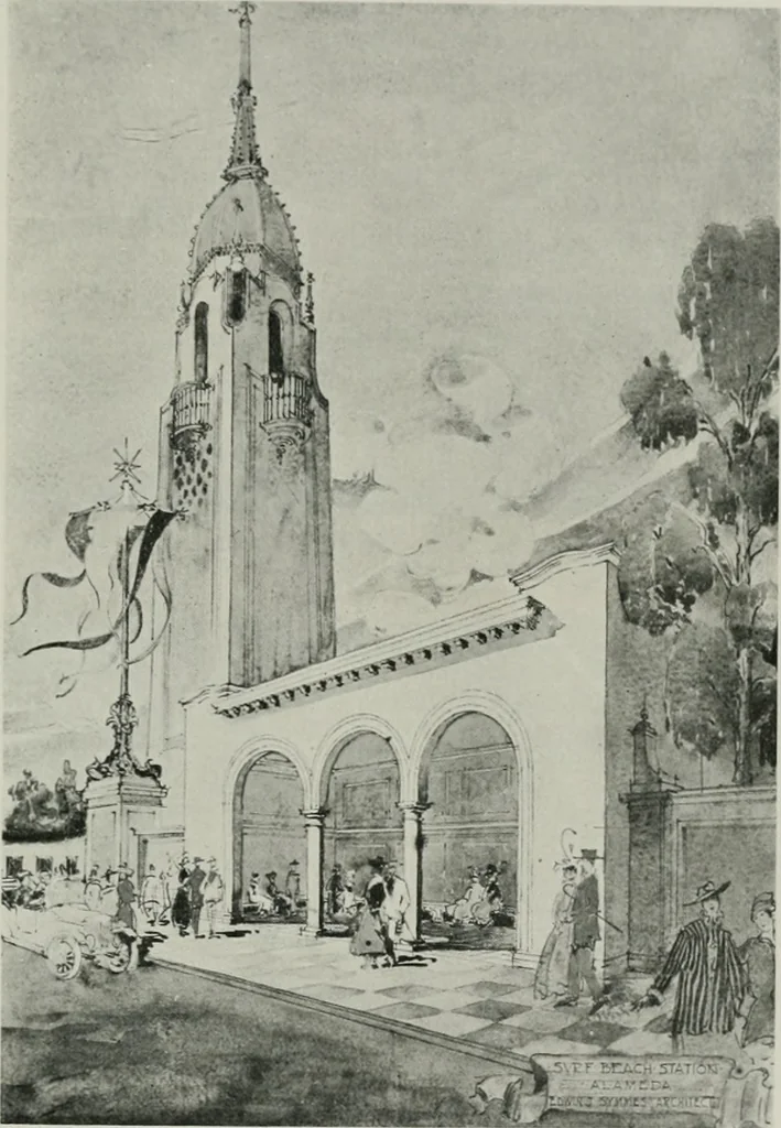 An illustration from The Architect & engineer of California and the Pacific Coast, 1905, leaf 416