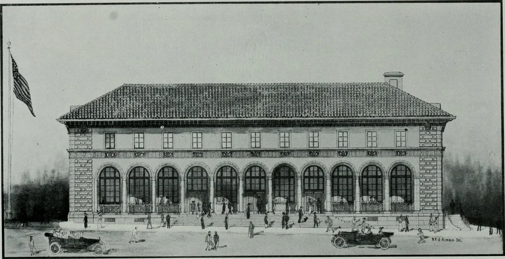 An illustration from The Architect & engineer of California and the Pacific Coast, 1905, leaf 47