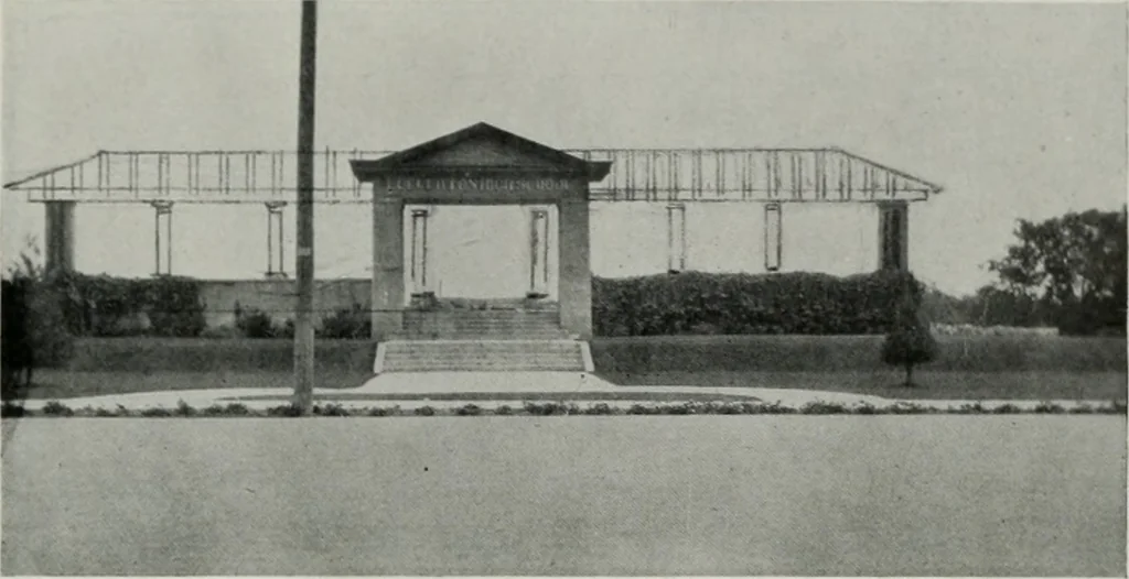 An illustration from The Architect & engineer of California and the Pacific Coast, 1905, leaf 58