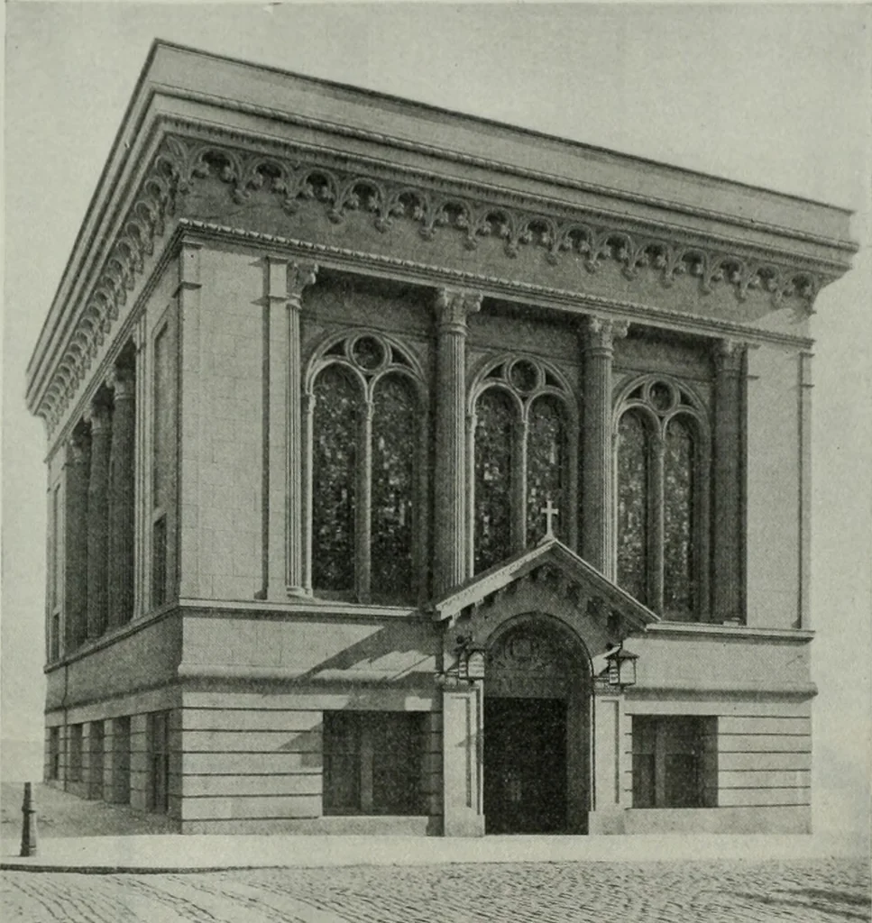An illustration from The Architect & engineer of California and the Pacific Coast, 1905, leaf 96