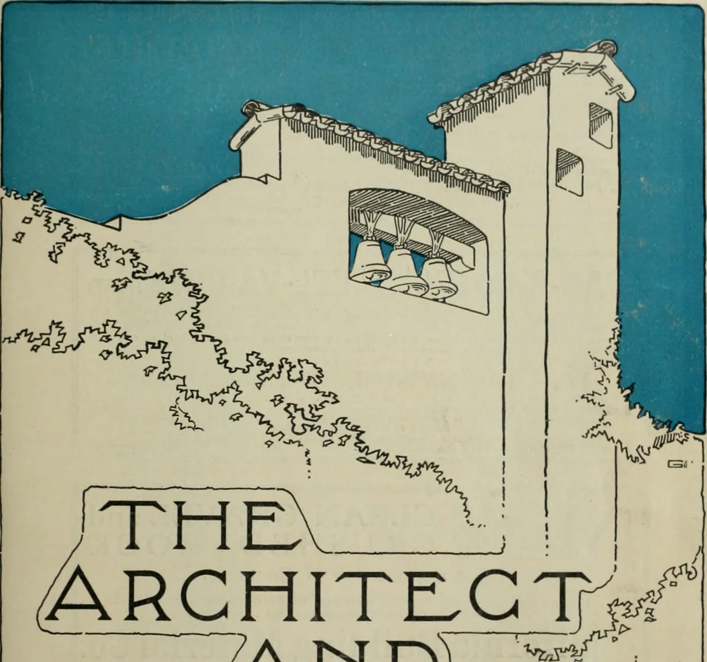 An illustration from The Architect & engineer of California and the Pacific Coast, 1905, leaf 110