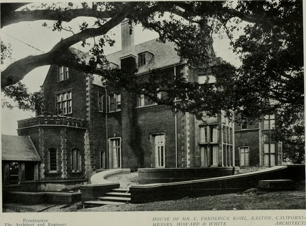 An illustration from The Architect & engineer of California and the Pacific Coast, 1905, leaf 113