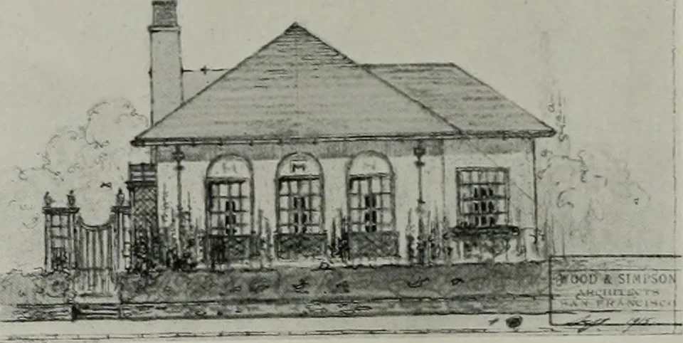 An illustration from The Architect & engineer of California and the Pacific Coast, 1905, leaf 115