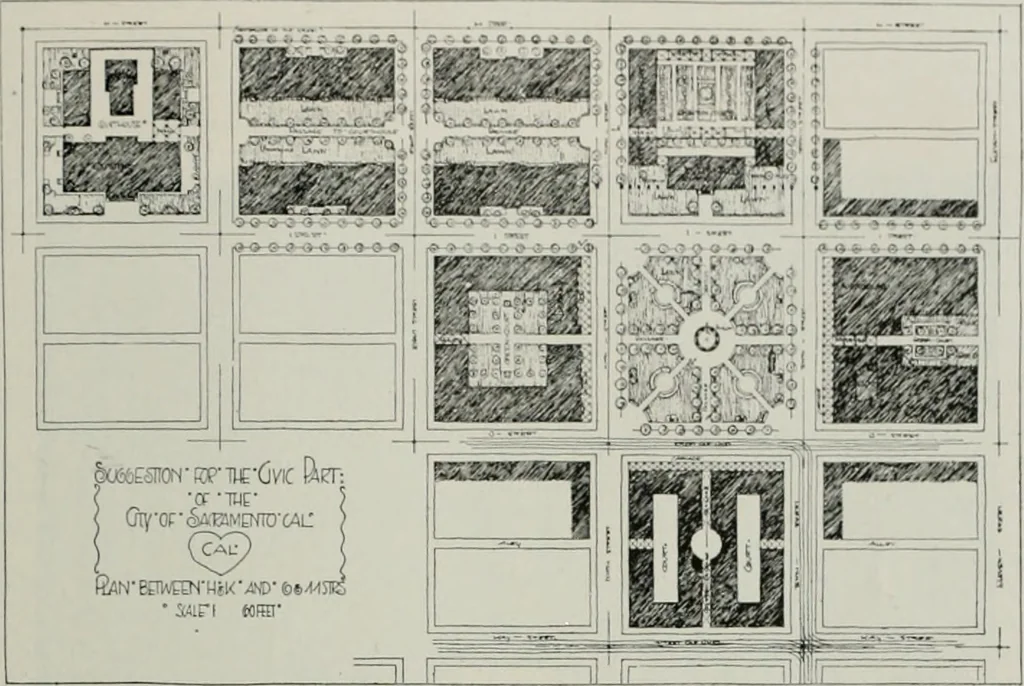 An illustration from The Architect & engineer of California and the Pacific Coast, 1905, leaf 130