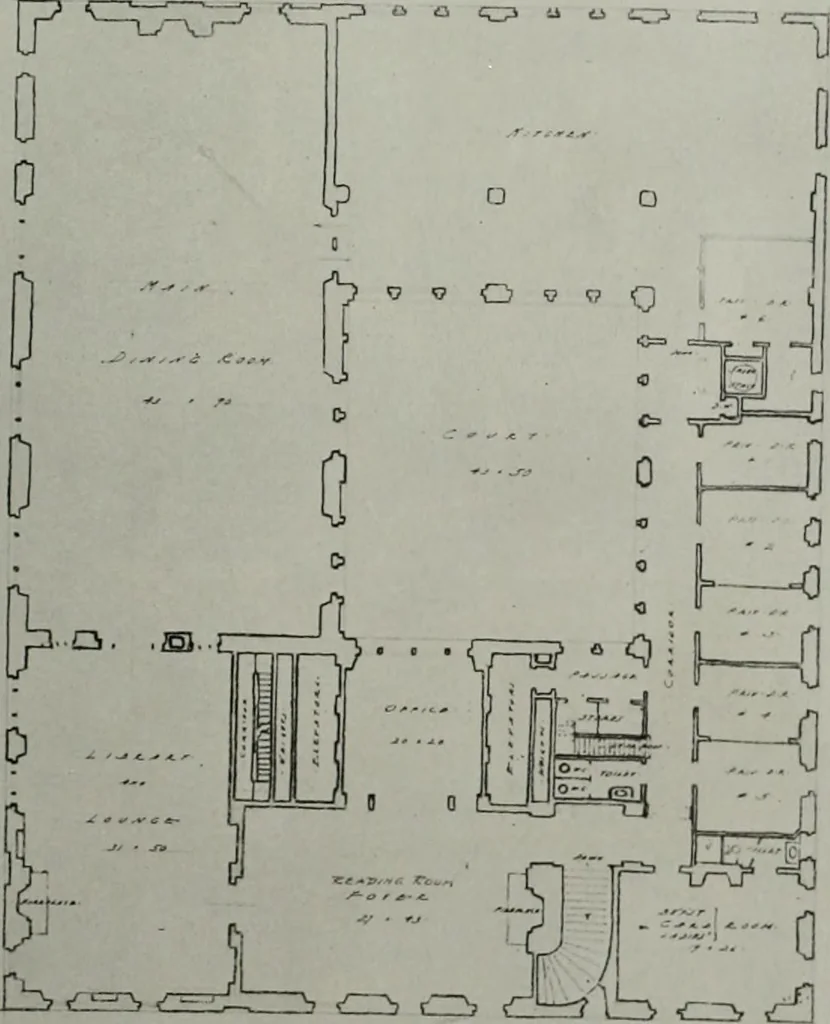 An illustration from The Architect & engineer of California and the Pacific Coast, 1905, leaf 146
