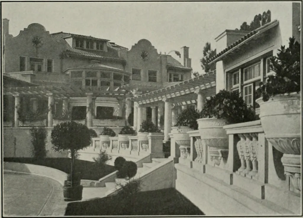 An illustration from The Architect & engineer of California and the Pacific Coast, 1905, leaf 152