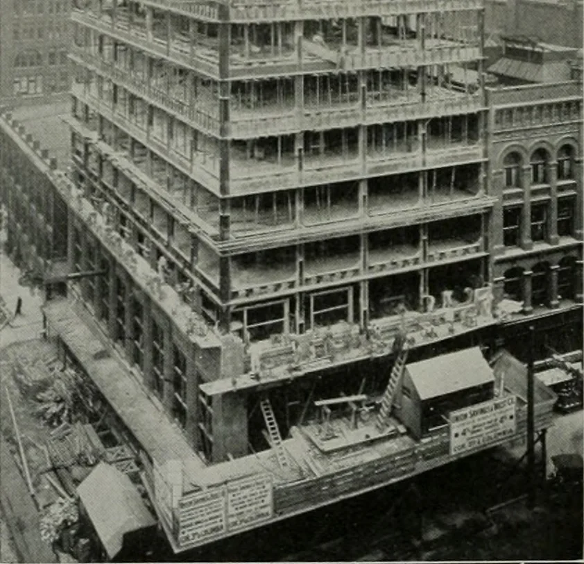 An illustration from The Architect & engineer of California and the Pacific Coast, 1905, leaf 167