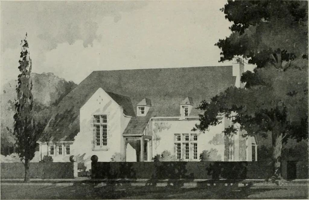 An illustration from The Architect & engineer of California and the Pacific Coast, 1905, leaf 229