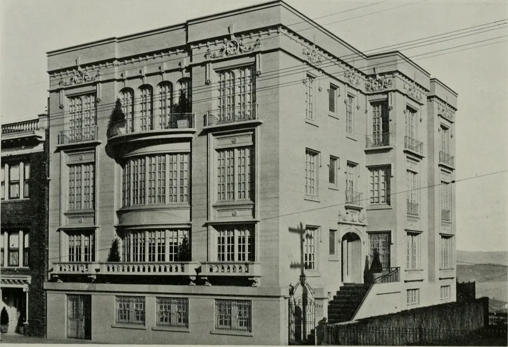 An illustration from The Architect & engineer of California and the Pacific Coast, 1905, leaf 23