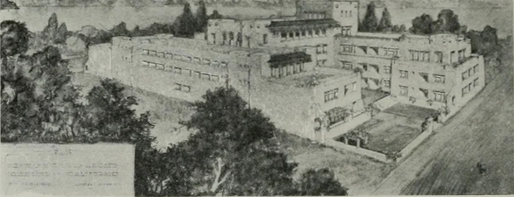 An illustration from The Architect & engineer of California and the Pacific Coast, 1905, leaf 261