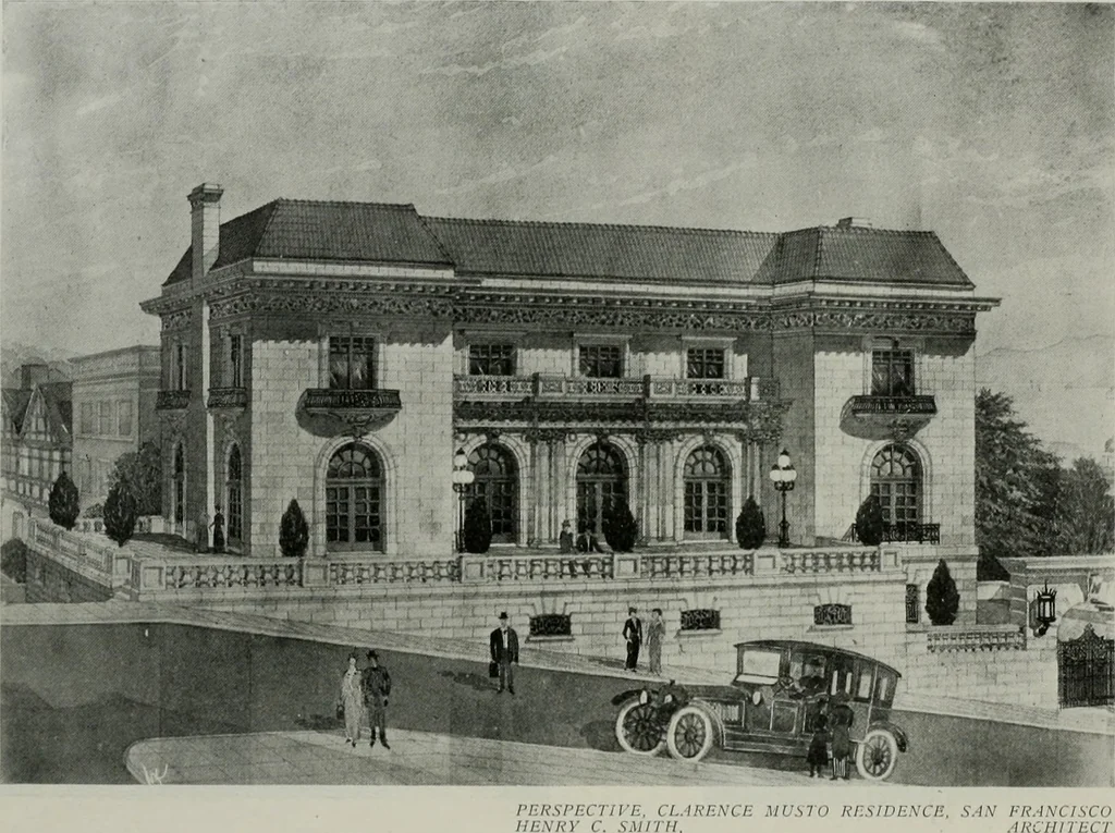 An illustration from The Architect & engineer of California and the Pacific Coast, 1905, leaf 27