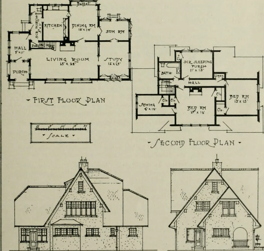 An illustration from The Architect & engineer of California and the Pacific Coast, 1905, leaf 282