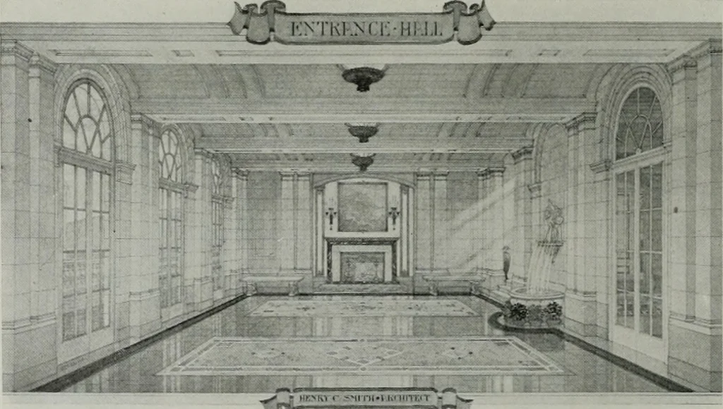 An illustration from The Architect & engineer of California and the Pacific Coast, 1905, leaf 29