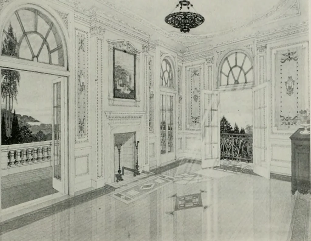 An illustration from The Architect & engineer of California and the Pacific Coast, 1905, leaf 30
