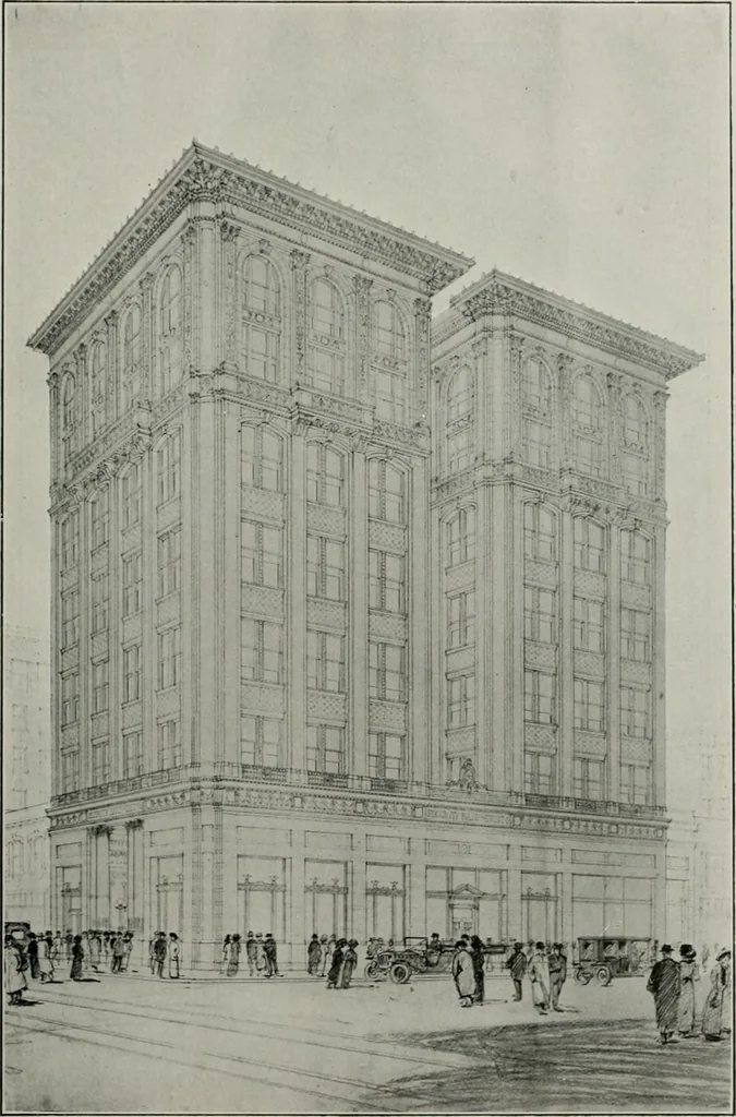 An illustration from The Architect & engineer of California and the Pacific Coast, 1905, leaf 328