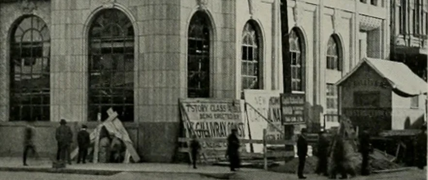 An illustration from The Architect & engineer of California and the Pacific Coast, 1905, leaf 332