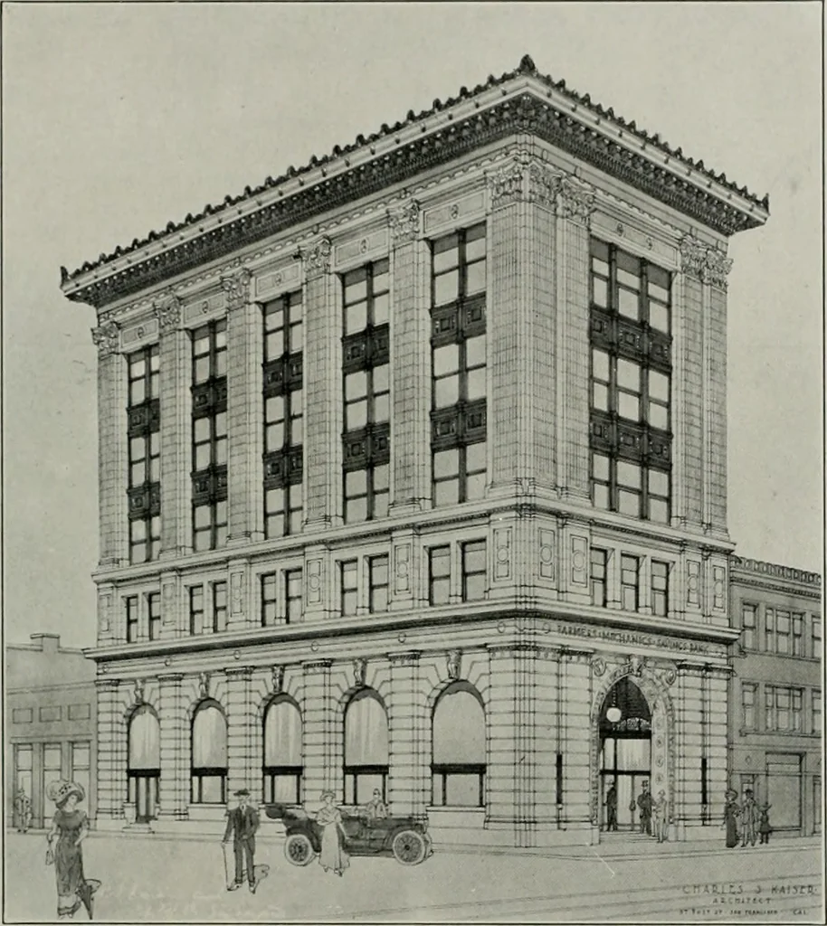 An illustration from The Architect & engineer of California and the Pacific Coast, 1905, leaf 336