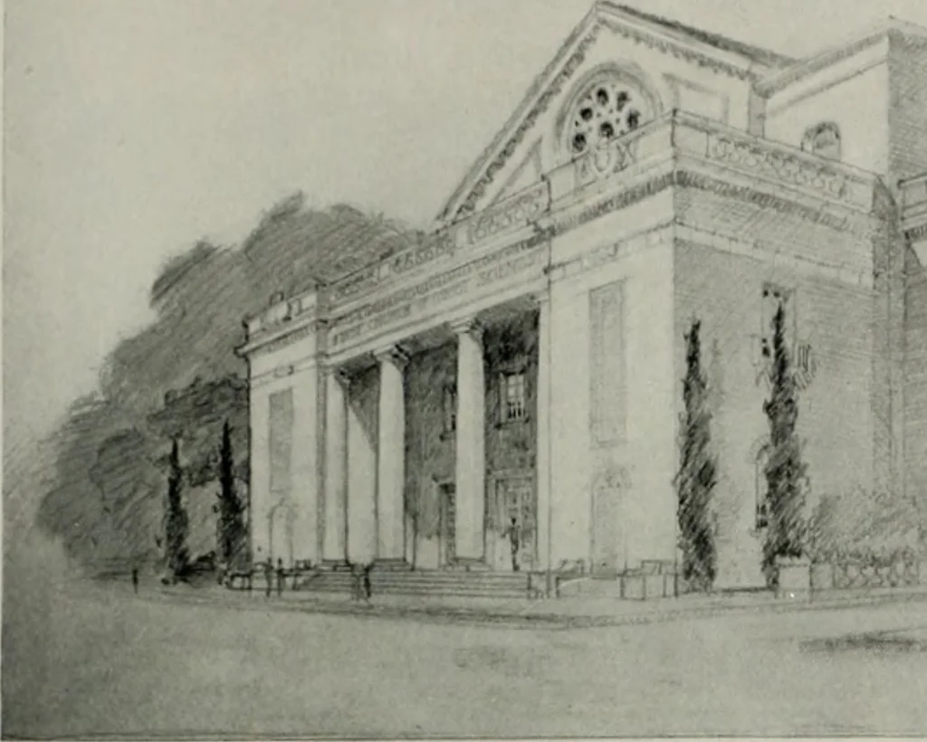 An illustration from The Architect & engineer of California and the Pacific Coast, 1905, leaf 350