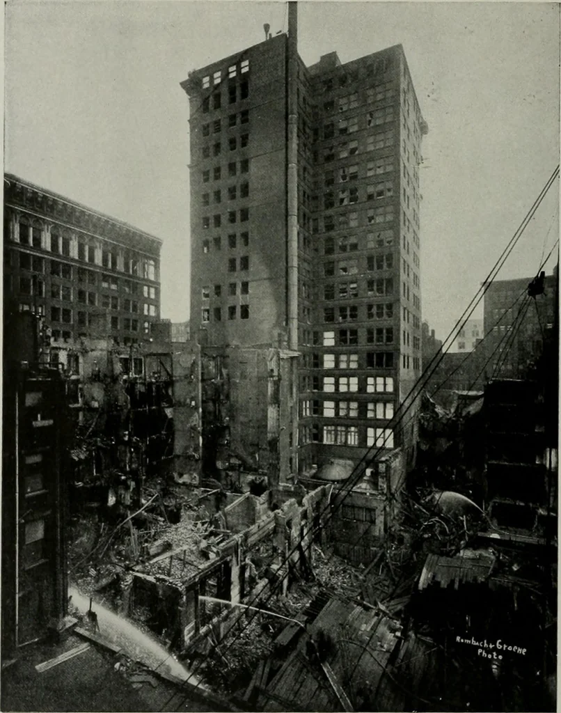 An illustration from The Architect & engineer of California and the Pacific Coast, 1905, leaf 351
