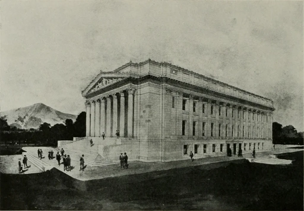 An illustration from The Architect & engineer of California and the Pacific Coast, 1905, leaf 363