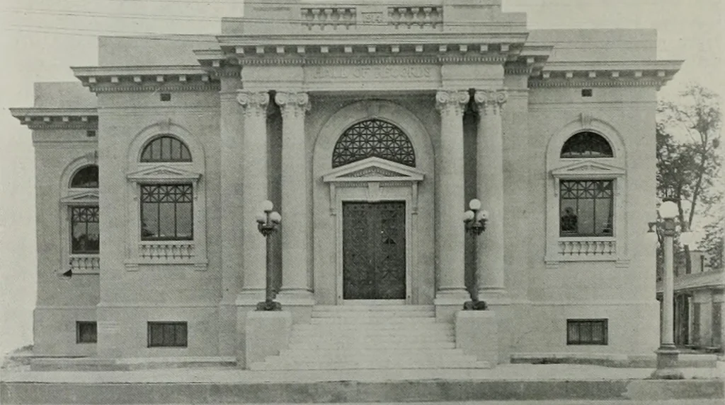 An illustration from The Architect & engineer of California and the Pacific Coast, 1905, leaf 37