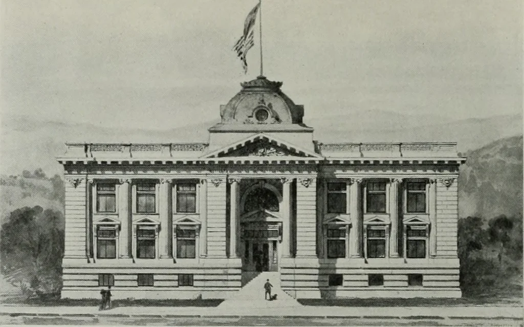 An illustration from The Architect & engineer of California and the Pacific Coast, 1905, leaf 39