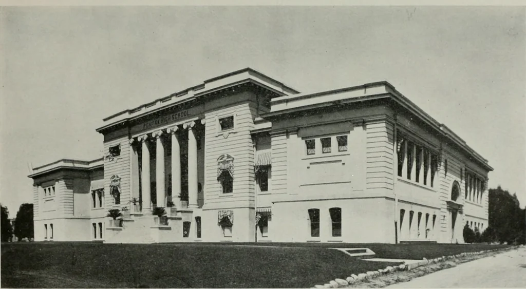 An illustration from The Architect & engineer of California and the Pacific Coast, 1905, leaf 44