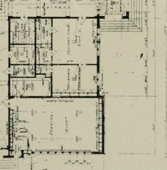 An illustration from The Architect & engineer of California and the Pacific Coast, 1905, leaf 446