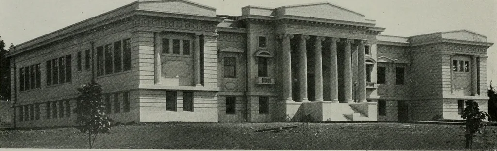 An illustration from The Architect & engineer of California and the Pacific Coast, 1905, leaf 51