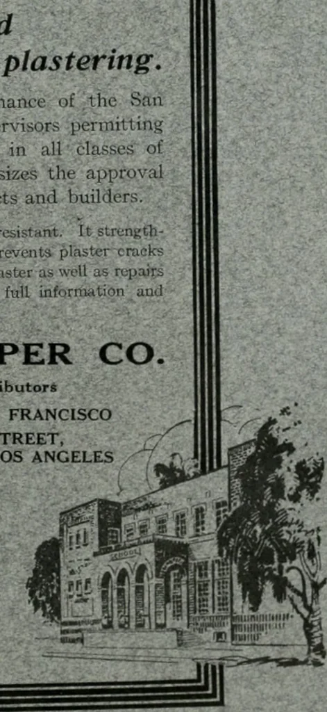 An illustration from The Architect & engineer of California and the Pacific Coast, 1905, leaf 510