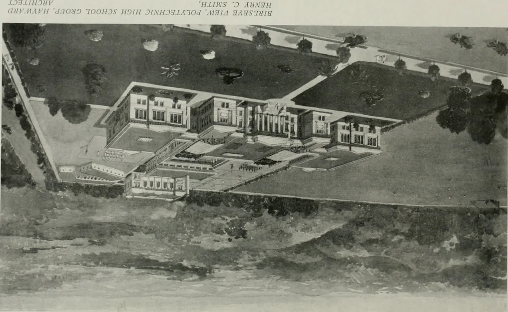 An illustration from The Architect & engineer of California and the Pacific Coast, 1905, leaf 52