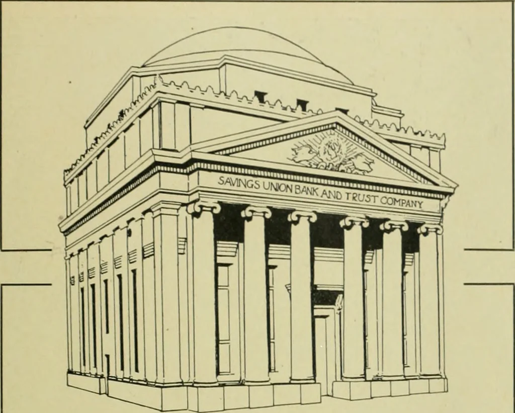 An illustration from The Architect & engineer of California and the Pacific Coast, 1905, leaf 526