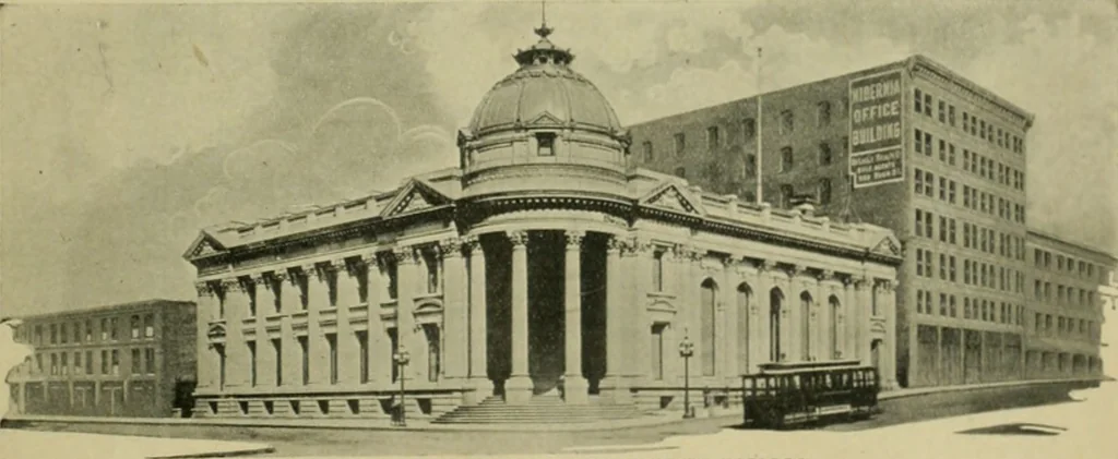 An illustration from The Architect & engineer of California and the Pacific Coast, 1905, leaf 534