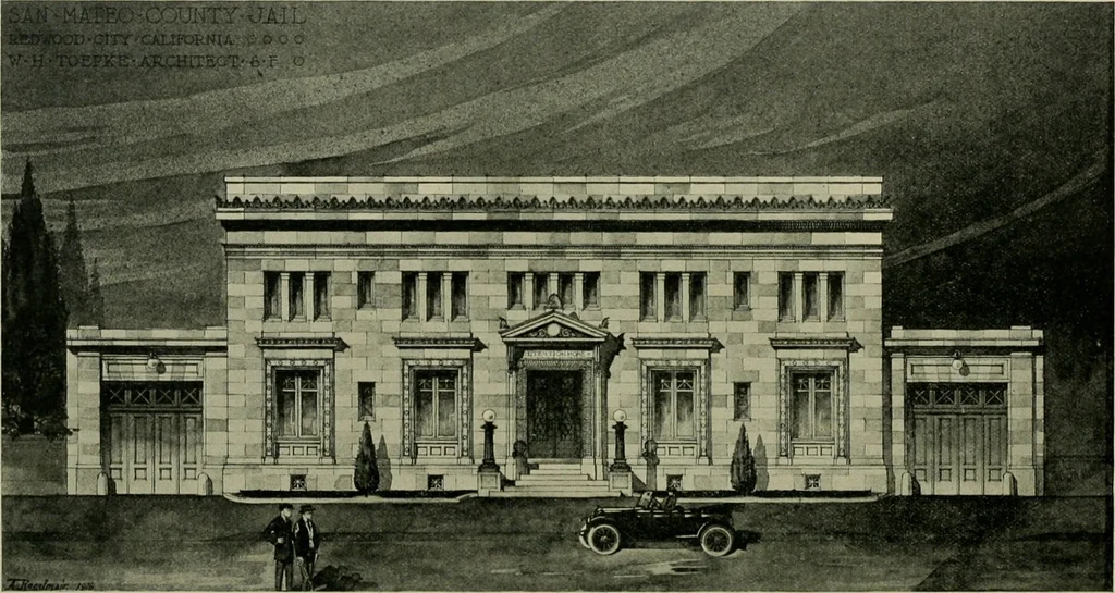 An illustration from The Architect & engineer of California and the Pacific Coast, 1905, leaf 567